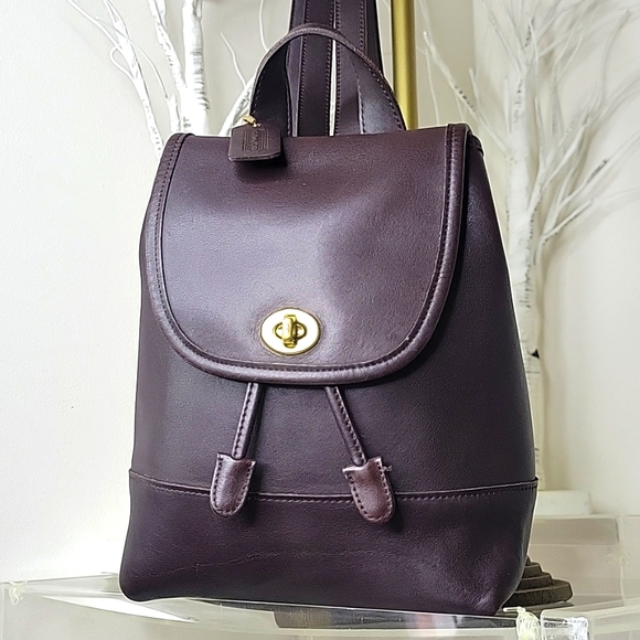 Coach Vintage Brown Daypack  H7I-9960 Turkey Bag 🤎🤎 - Picture 1 of 17